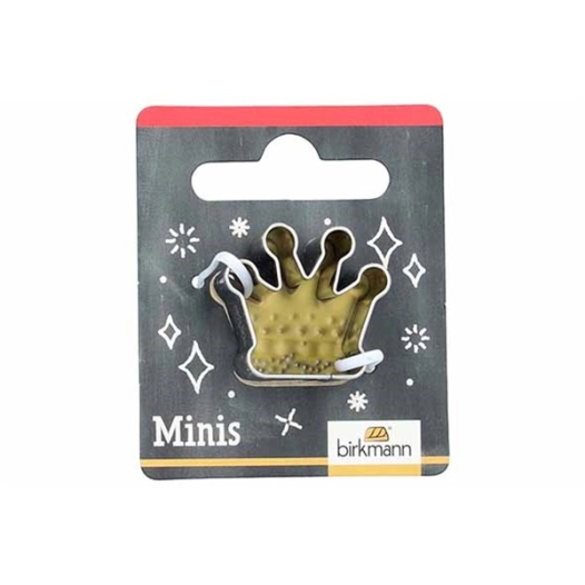 5 mini emporte-pièce couronne 2,6 cm - birkmann