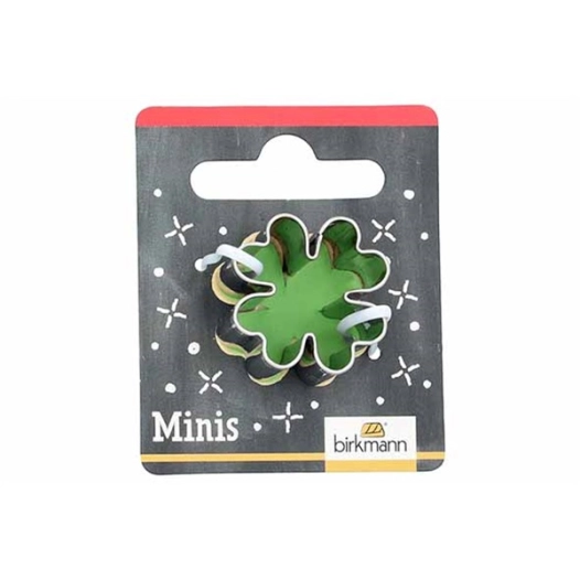 mini emporte-pièce trefle 2,5 cm - birkmann