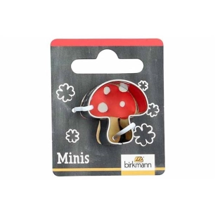 5 mini emporte-pièce champignon 2,7 cm - birkmann