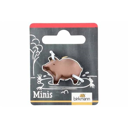 5 mini emporte-pièce cochon 2,8 cm - birkmann