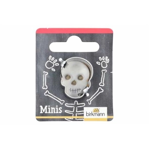 mini emporte-pièce tete de mort 2,5 cm - birkmann