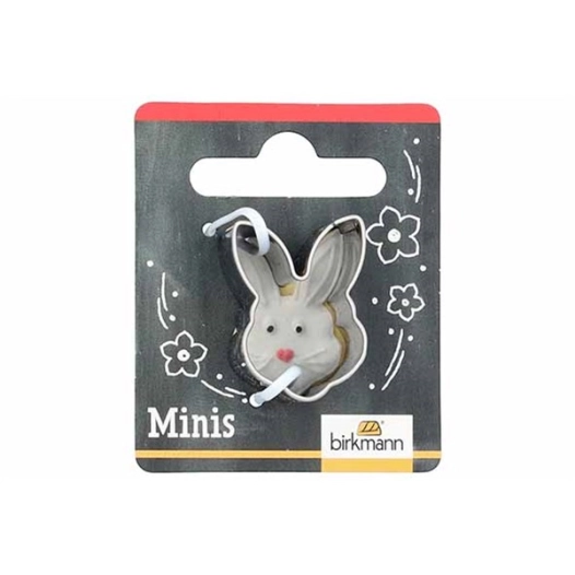 5 mini emporte-pièce lapin 2,8 cm - birkmann