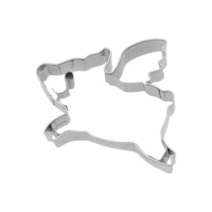 emporte-pièce cochon aux ailes 2,5 x7 x h.5,5 cm - birkmann
