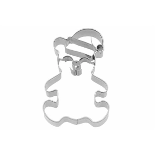 5 emporte-pièce ours de noel 7 x 4,8 cm - birkmann