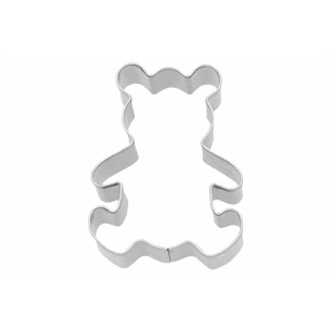 emporte-pièce ours en peluche pm 2,5 x 4 x h.5 cm - birkmann