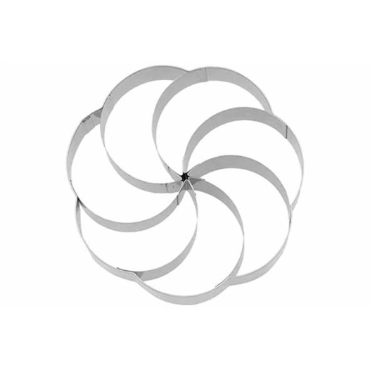 emporte-pièce couronne 2,5 x 10 x h. 10 cm - birkmann