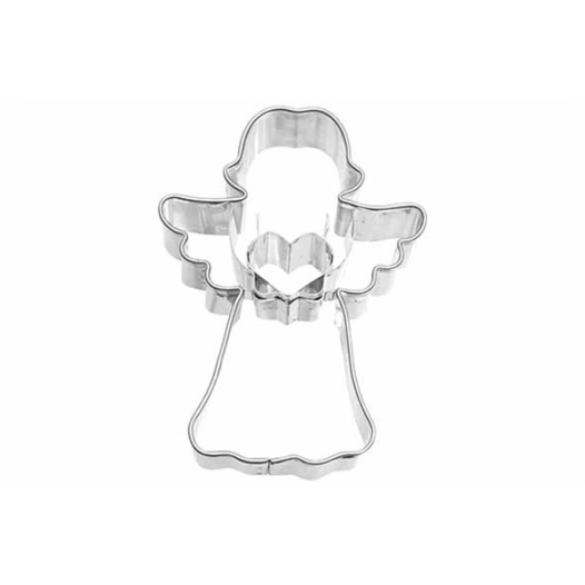 emporte-pièce ange cœur 2,5 x 6,5 x h. 6,5 cm - birkmann