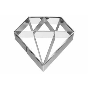 emporte-pièce diamant 2,5 x 5 x h.6 cm - birkmann