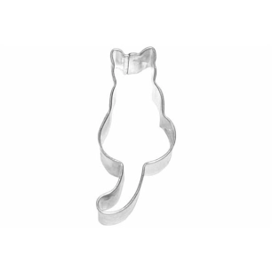 emporte-pièce chat assis 2,2 x 3 x h.6,5 cm - birkmann