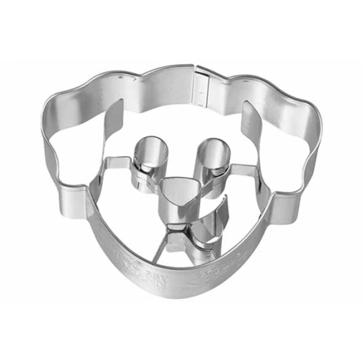 emporte-pièce tete de chien 2,5 x 7 x h.5,6 cm - birkmann