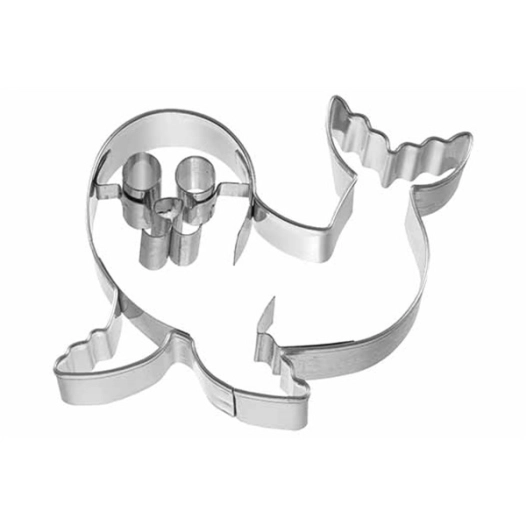 emporte-pièce phoque 2,5 x 7 x h.5,4 cm - birkmann