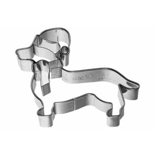 emporte-pièce teckel de noel 2,5 x 7 x h.5,2 cm - birkmann