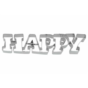 emporte-pièce happy 2,5 x 16 x h.34 cm - birkmann