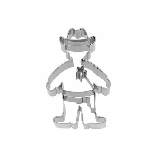 emporte-pièce cowboy 2,5 x 5,4 x h.8 cm - birkmann