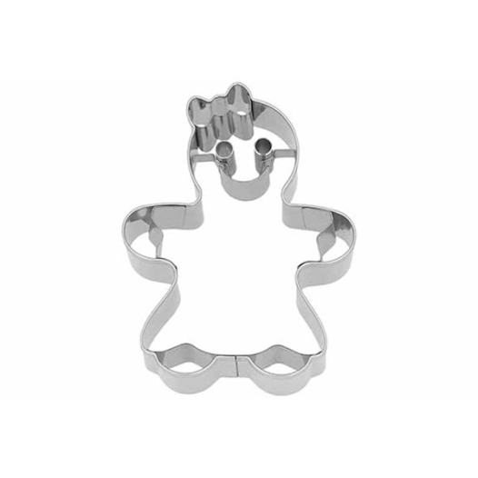emporte-pièce gingerbread woman 2,5 x 6,2 x h.8 cm - birkmann
