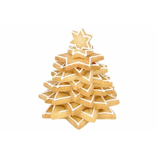 set de 6 emporte-pièce étoile 2,5-9cm - birkmann