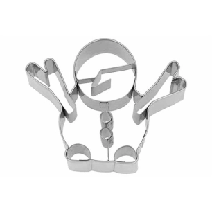 emporte-pièce bonhomme de neige 2,5 x 7,5 x h.6 cm - birkmann