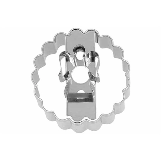 emporte-pièce linzer cookie ange 5 cm - birkmann