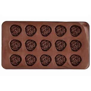 4 chocolaterie set de 2 moule a chocolat rose - birkmann