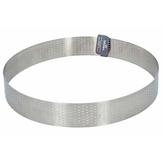 cercle de patisserie perforé 26 x h.4 cm - birkmann