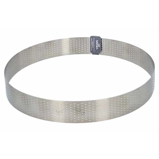 cercle de patisserie perforé 28 x h.4 cm - birkmann