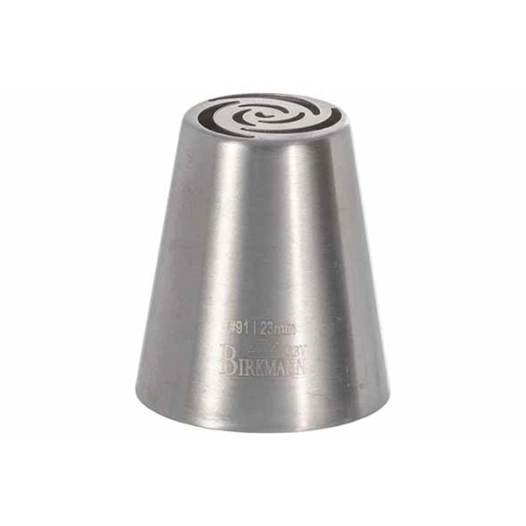 4 douille fleur nr91 d. 2,3 cm acier - birkmann