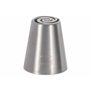 4 douille fleur nr91 d. 2,3 cm acier - birkmann