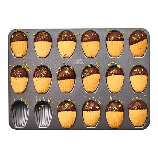 4 easy baking plaque de cuisson 18 madeleines - birkmann