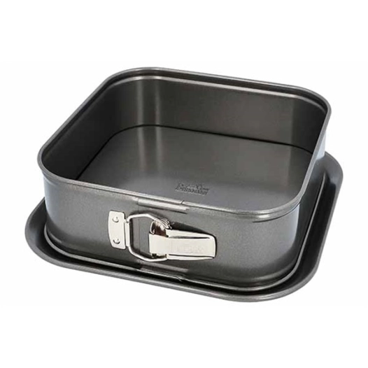 easy baking moule fond amovible carré 24 x 24 cm - birkmann