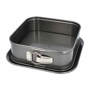 easy baking moule fond amovible carré 24 x 24 cm - birkmann