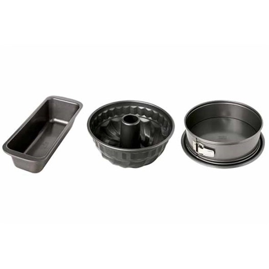 easy baking set de 3 moule patisserie - birkmann