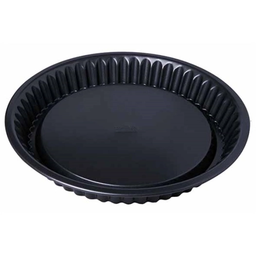 premium baking moule tarte flan 30 x h.4,5cm - birkmann