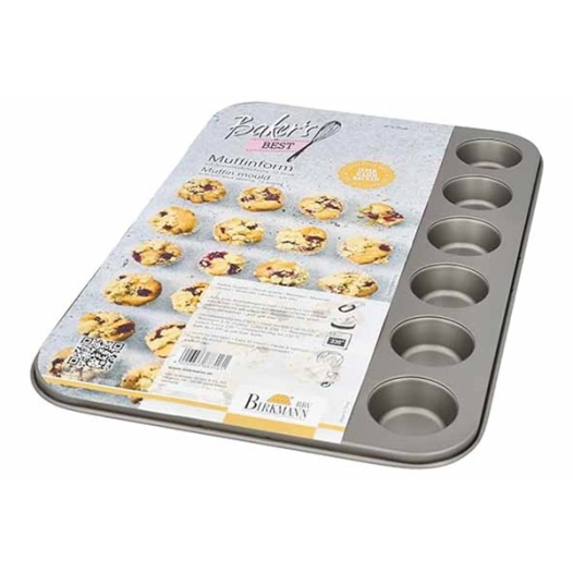 bakers best moule 24 muffins 35,4 x 27 c 2 cm - birkmann