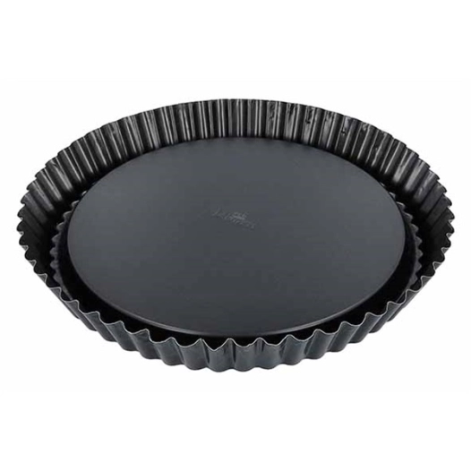 4 home baking moule à tarte flan 28 cm - birkmann