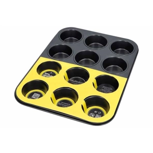 4 home baking moule 12 muffin 35,5 x 27 cm - birkmann