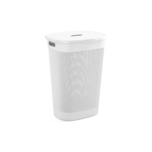 8 coffre à linge 55 l. 44 x 35 x h61 cm blanc - filo - curver