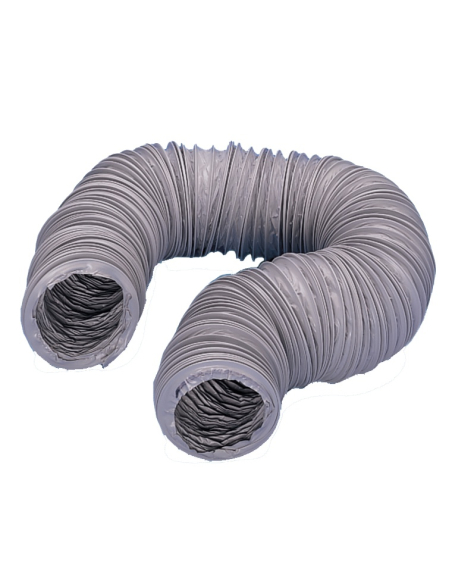 Gaine vmc souple pvc ø 125 mm compactée 6 mêtres