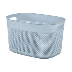 panier à linge l 38 x 29 x h22 cm bleu claire - filo - curver