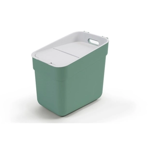 poubelle 20 l 37 x 25 x h33 cm vert - ready to collect - curver