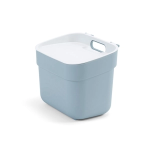 poubelle 5 l 25 x 19 x h20 cm bleu - ready to collect - curver