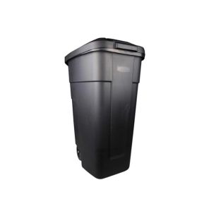 poubelle roulante 110 l 58 x 52 x h88 cm noir - curver