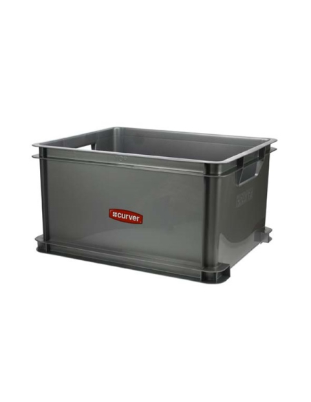 bac de rangement taille l 30 l 43 x 35 x h24.5 cm gris - unibox - curver
