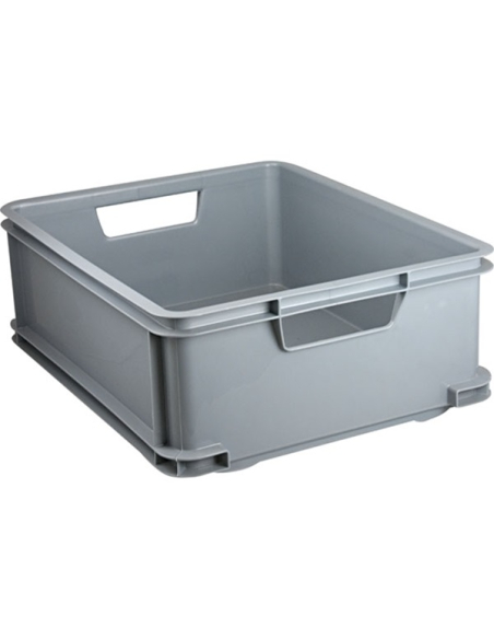 bac de rangement taille m 20 l 43 x 35 x h16.5 cm argent - unibox - curver