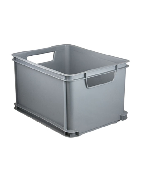 bac de rangement taille s 15 l 35 x 22 x h27 cm argent - unibox - curver