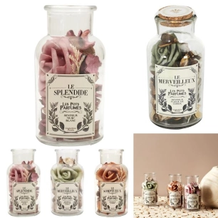 pot pourri parfumé bocal déco h16cm m12 - home deco factory