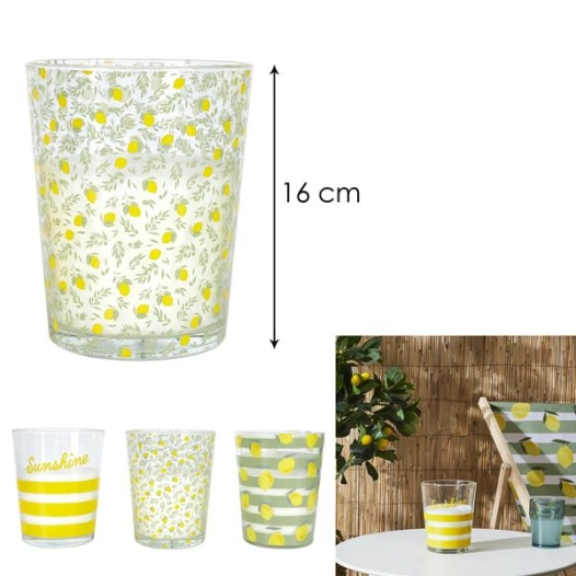 bougie citronnelle vase bain de soleil h16cm m6 - home deco factory