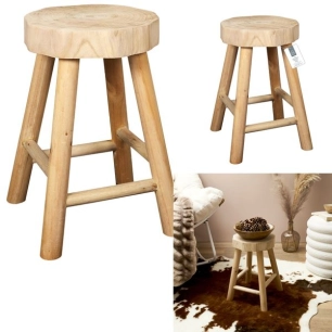 tabouret bois harald m2 - home deco factory