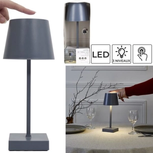 lampe led de table tactile m12 - home deco factory