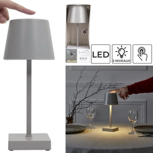 lampe led de table tactile m12 - home deco factory