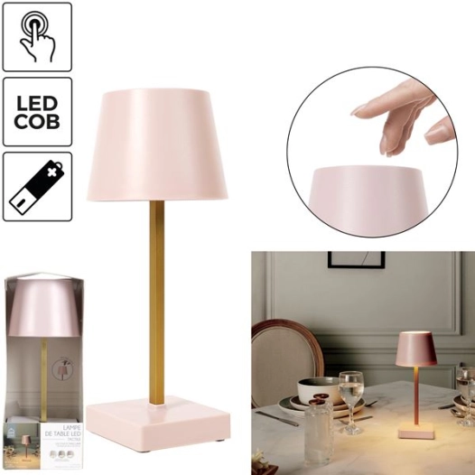 lampe led de table tactile m12 - home deco factory